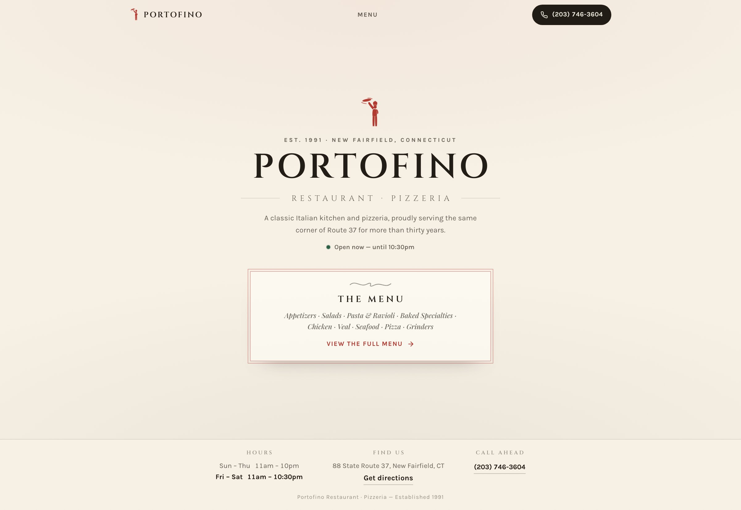 Portofino website
